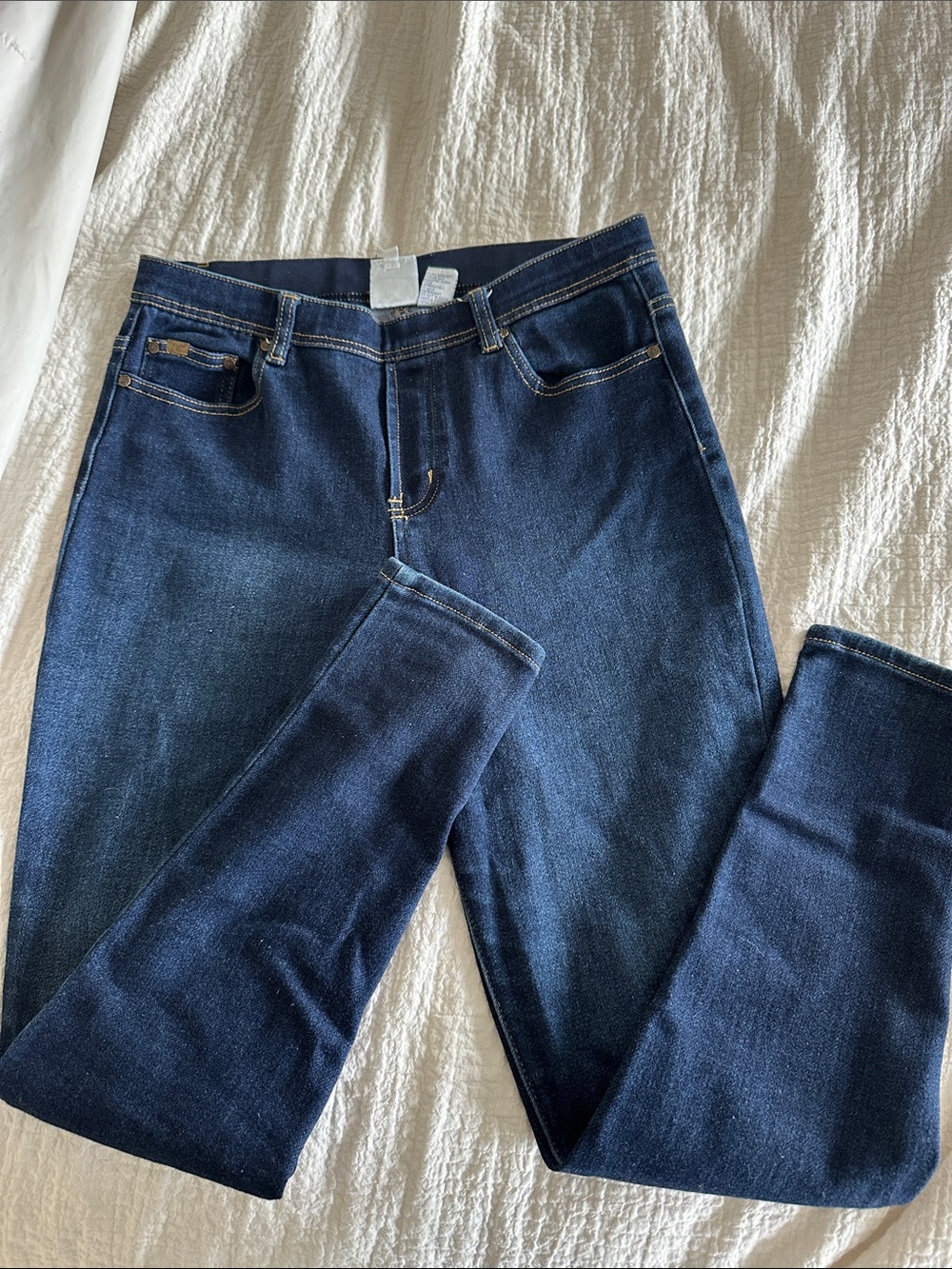 Diane Gilman Deep Indigo Skinny Jeans